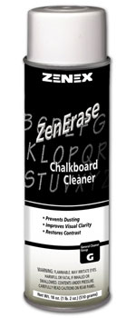 ZenErase Chalkboard Cleaner - Removes Chalk, Smudges, Fingerprints and Prevents Dust