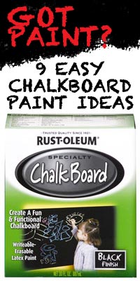 9 Easy Chalkboard Paint Ideas