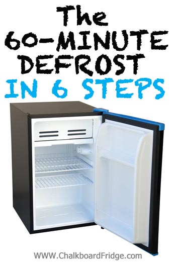 How to Defrost a Mini Fridge or Compact Refrgerator in 60 Minutes or Less