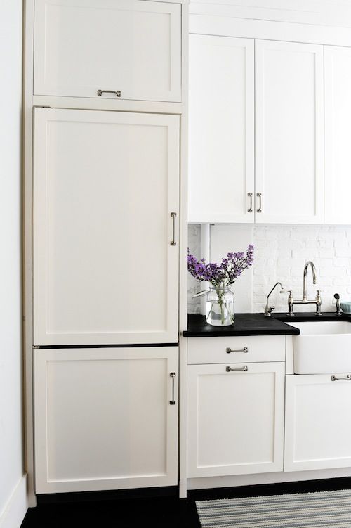 White Refrigerator Door Panels