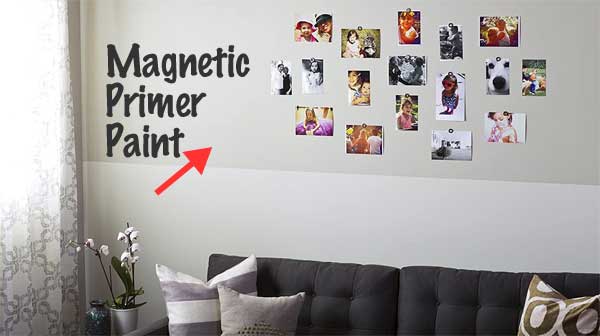 Rustoleum Magnetic Primer Paint - How to Make a Magnetic Wall or Surface with Paint