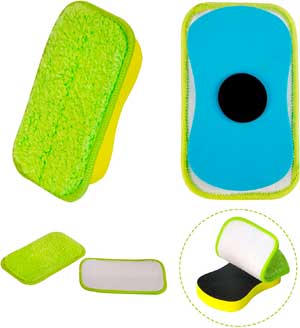 Microfiber Chalkboard Erasers - Great for Removing Chalk Dust, Washable